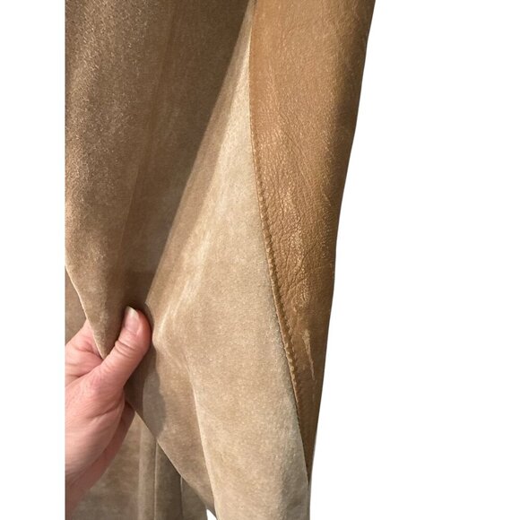 Vintage Sportmaster Faux Suede Long Coat Made in Canada Pre-Owned Good Condition - Picture 8 of 12